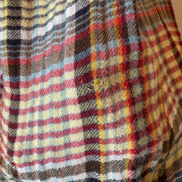 Free People Multicolor Plaid Shirt - Picture 8 of 10